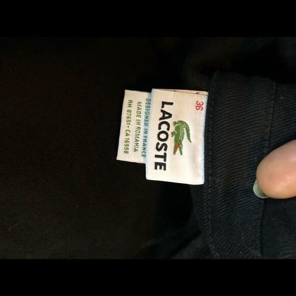 Lacoste Black jean Jacket - Picture 5 of 9